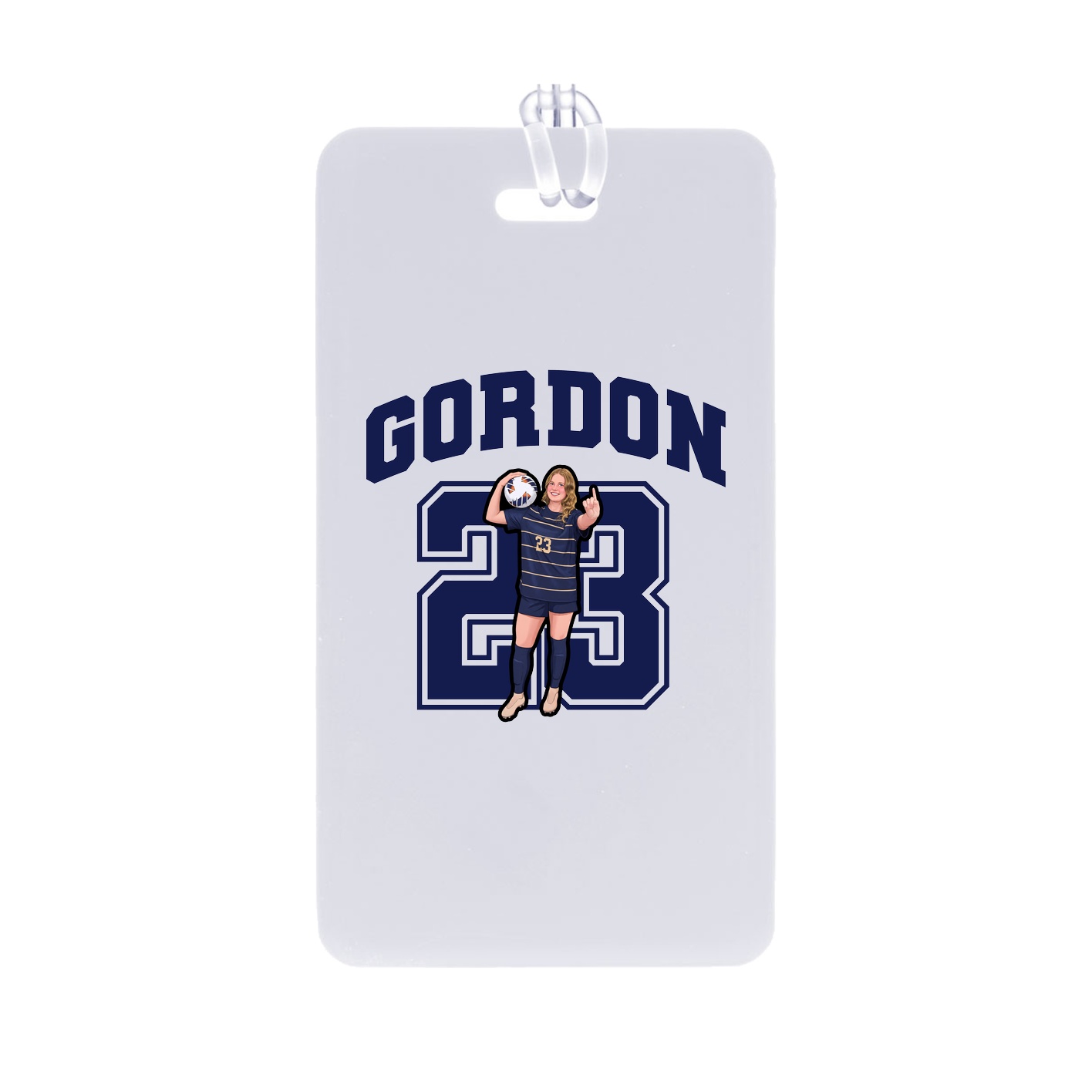 Bag Tag — Number in Classic