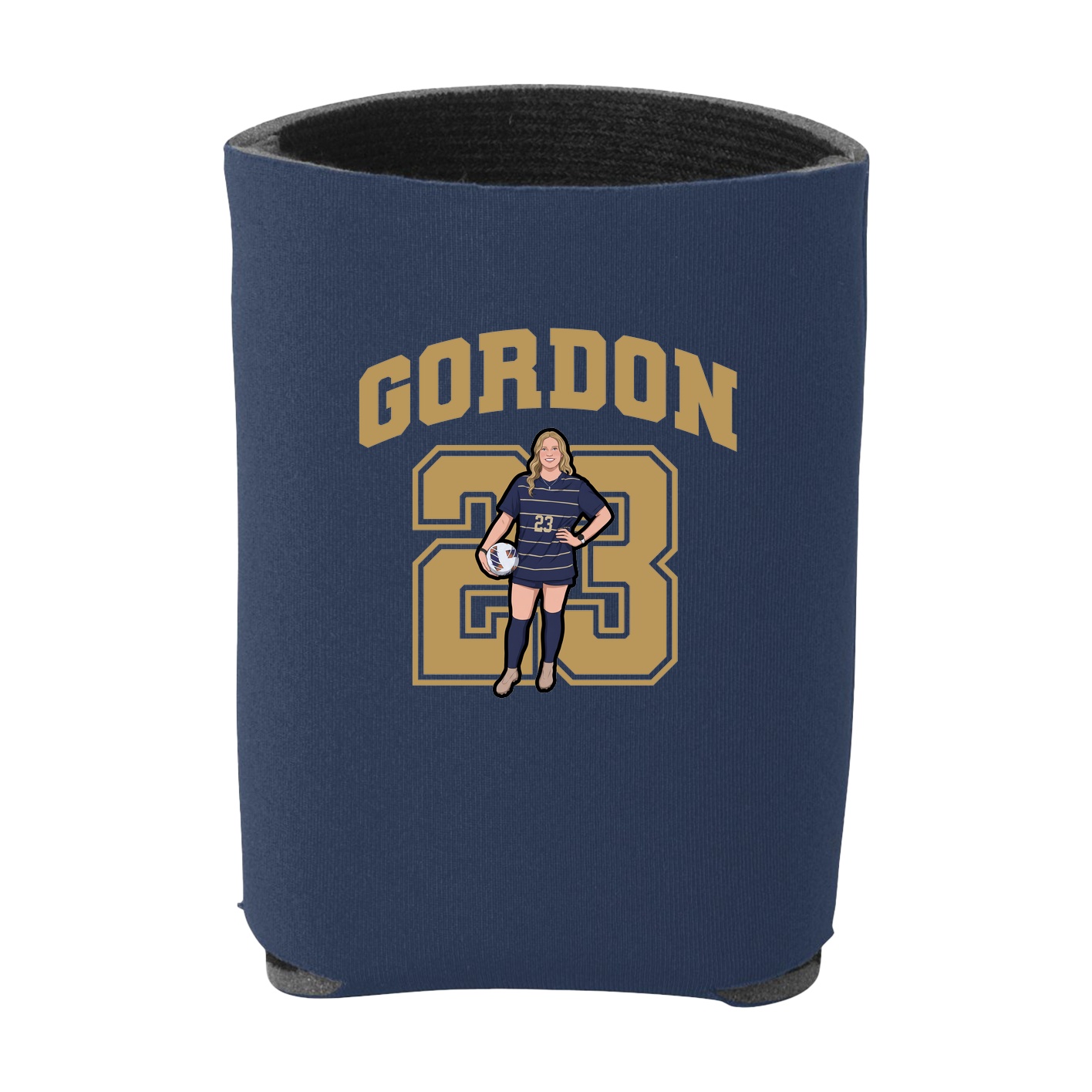 Can Holder — Number in Navy