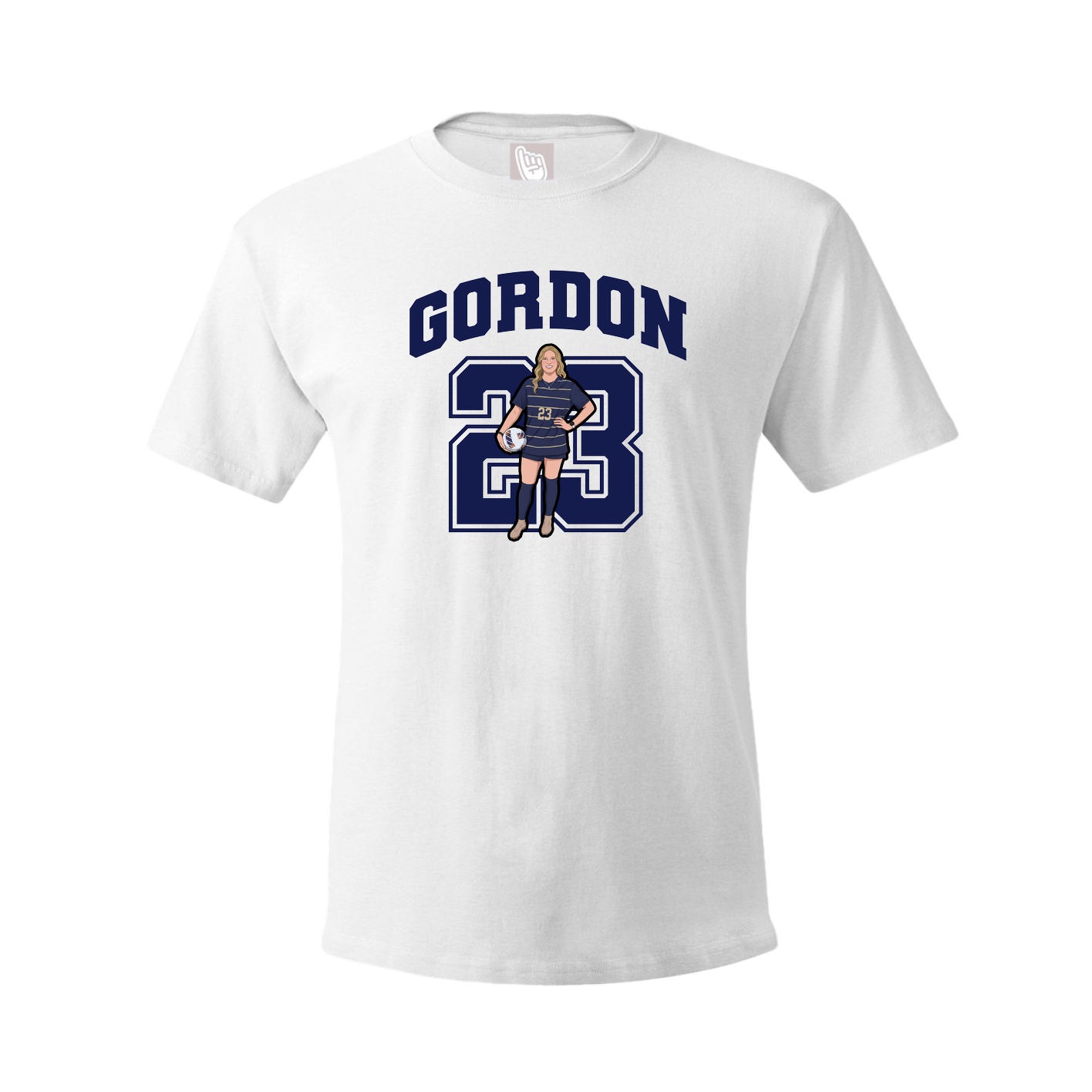 Tee — Number in White