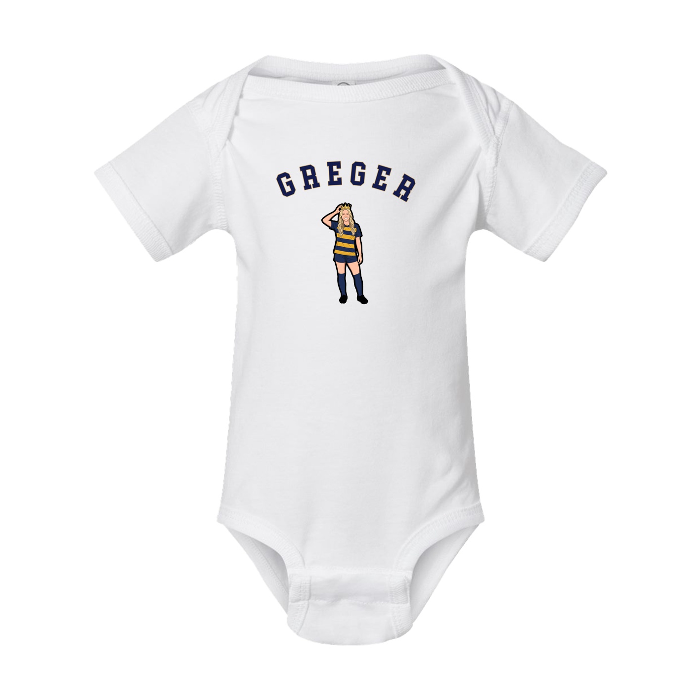 Baby Onesie — Shirsey Arch in White