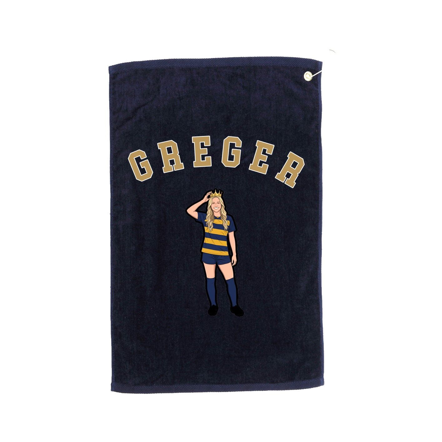 Golf Towel — Shirsey Arch in Navy