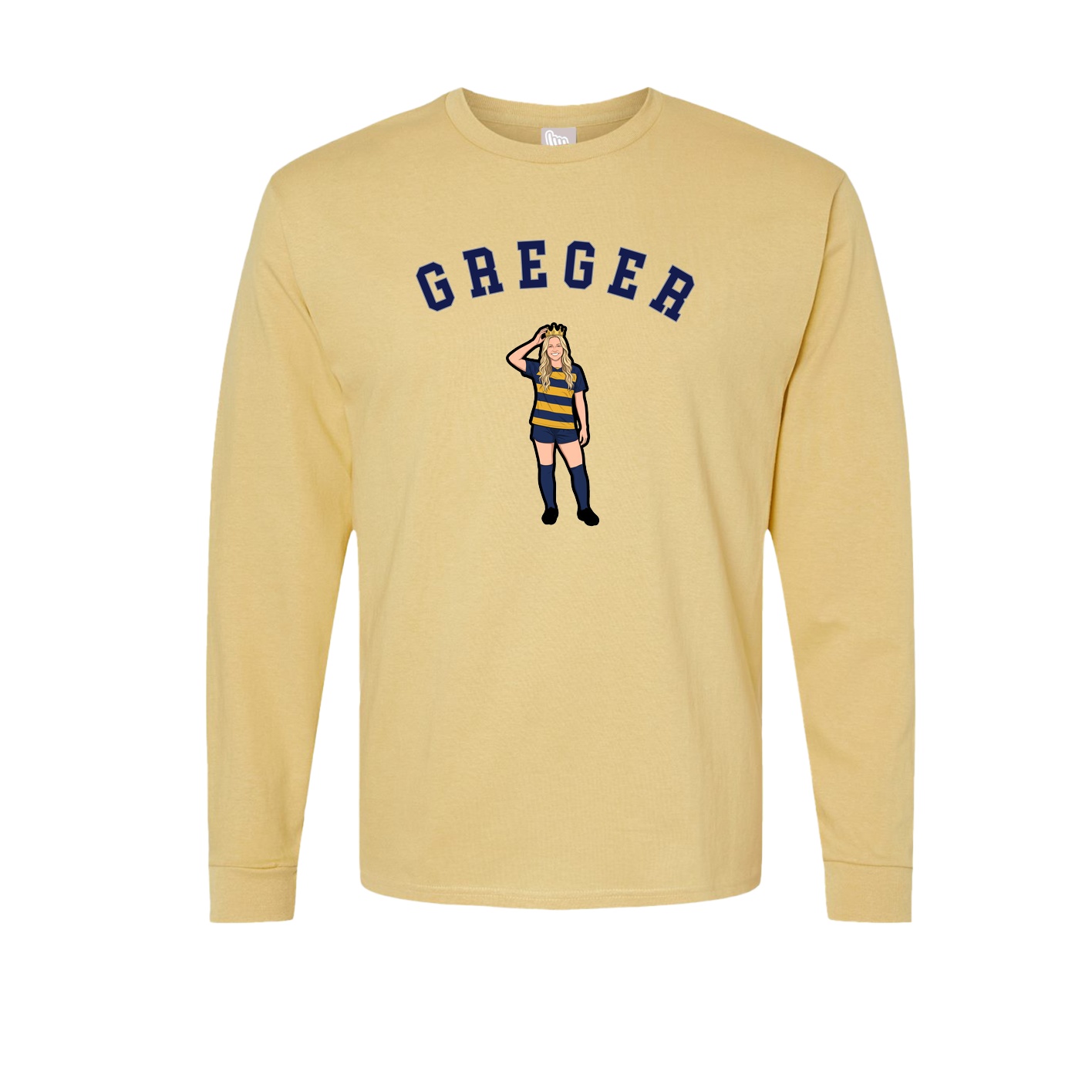 Long Sleeve Tee — Shirsey Arch in Vegas Gold