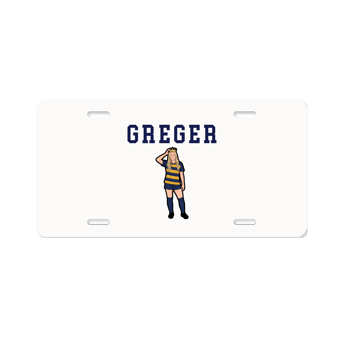 License Plate — Shirsey in Classic