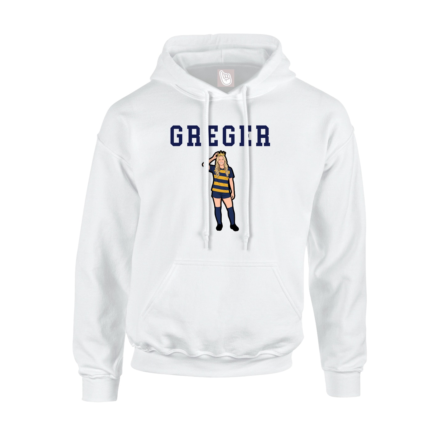 Youth Hoodie — Shirsey in White