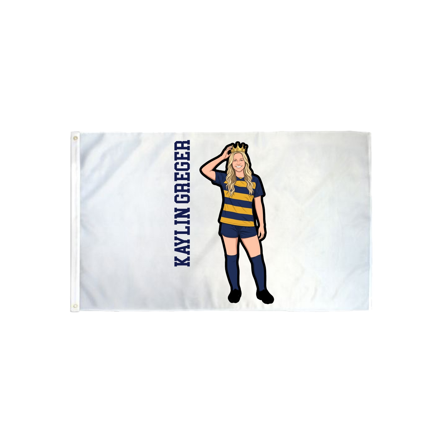 3x5 Flag — Name Vertical in Classic