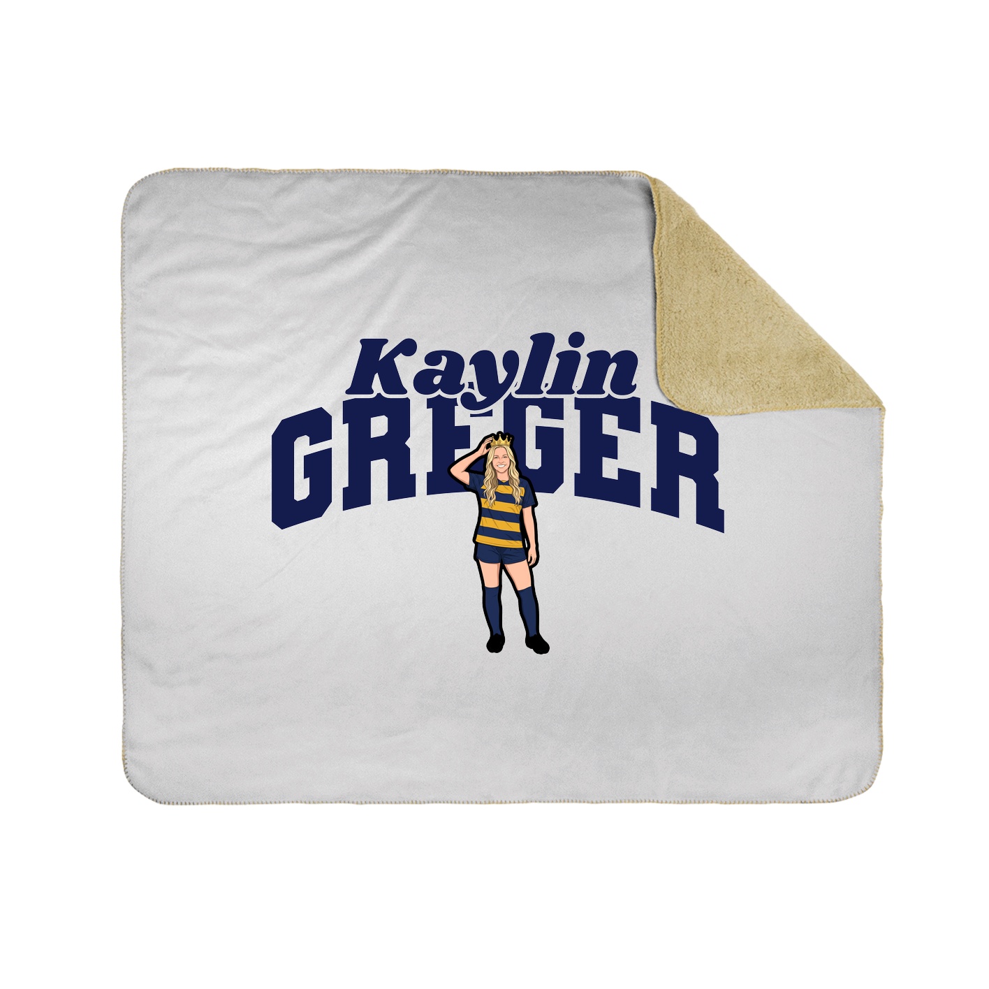 Throw Blanket — Signature Arch in White