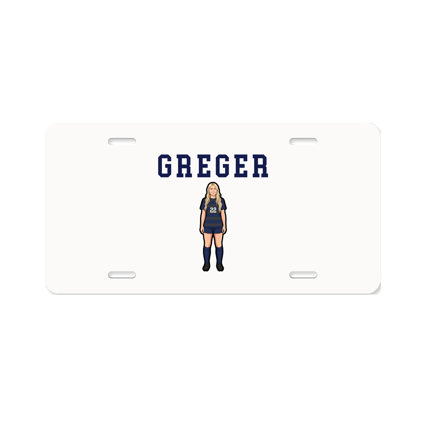 License Plate — Shirsey in Classic