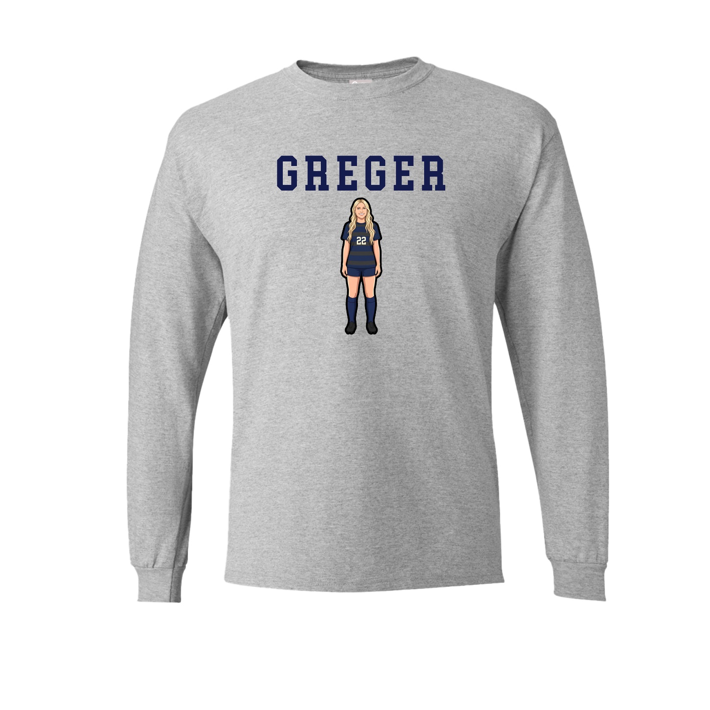 Long Sleeve Tee — Shirsey in Grey
