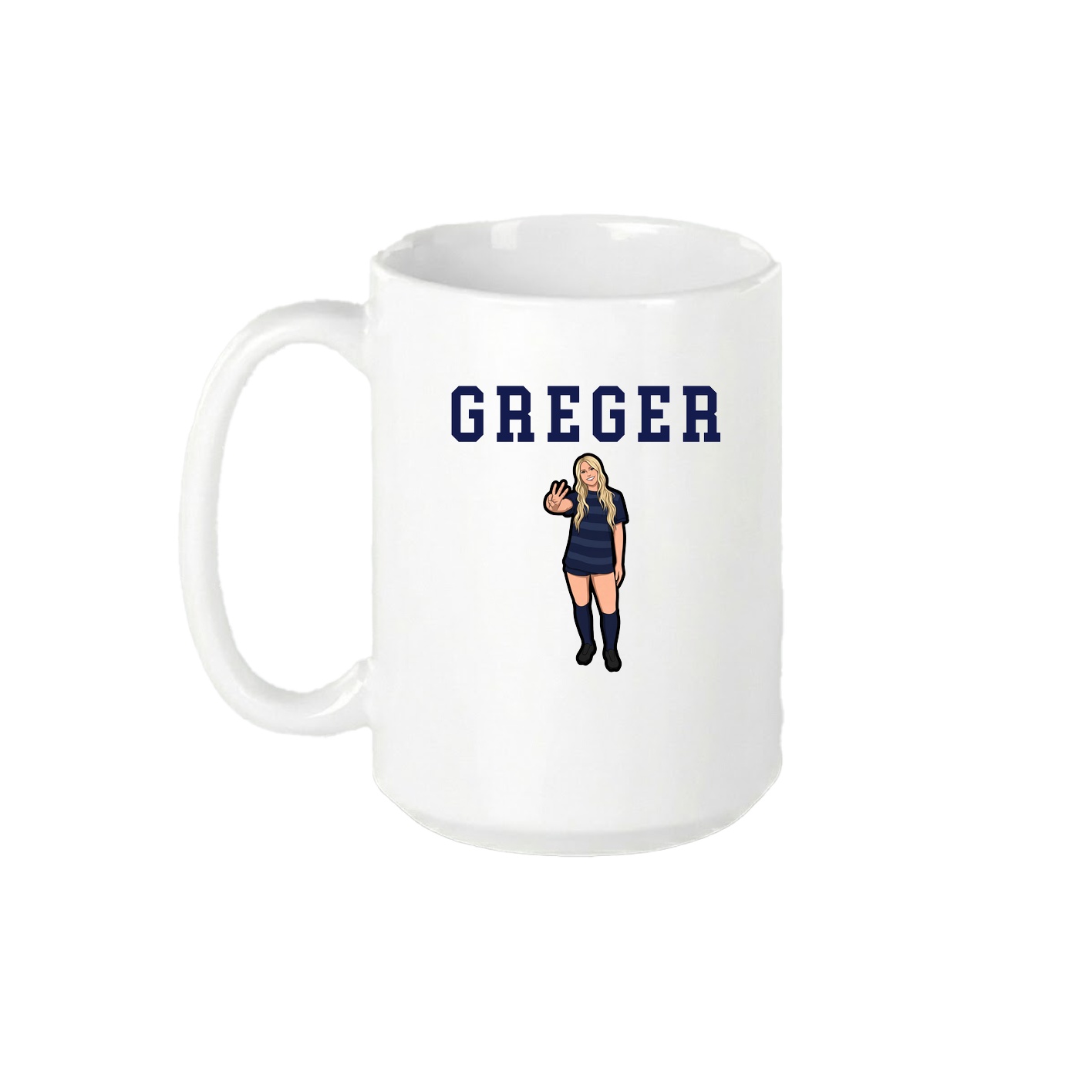 15oz Coffee Mug — Shirsey in White
