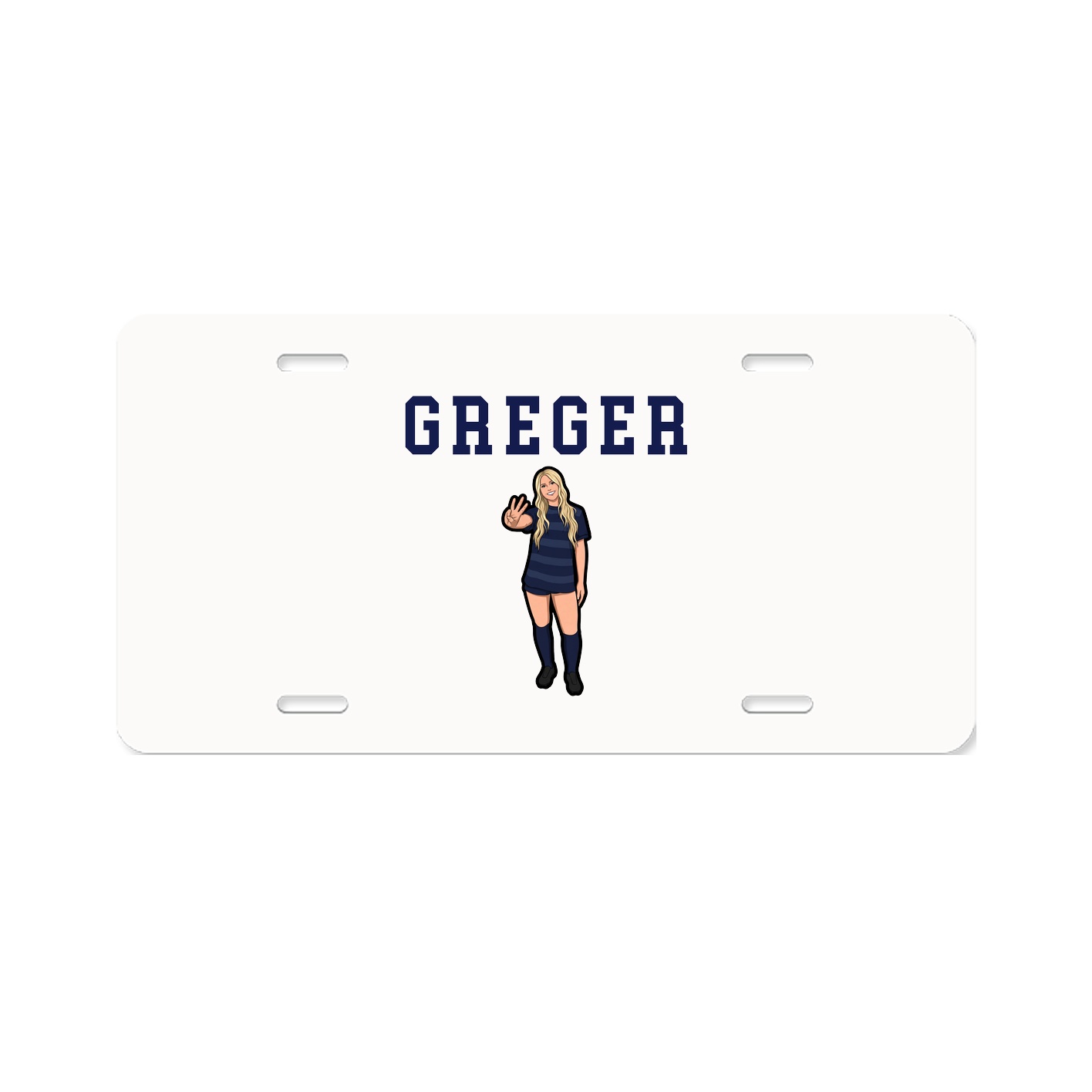 License Plate — Shirsey in Classic
