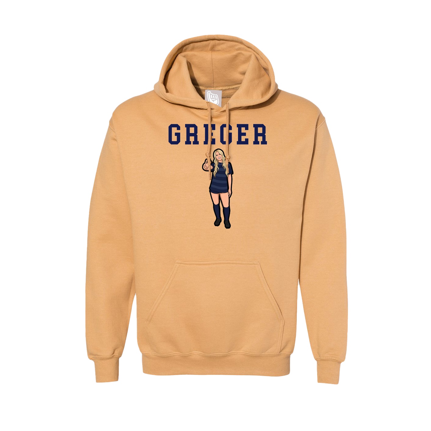 Hoodie — Shirsey in Vegas Gold