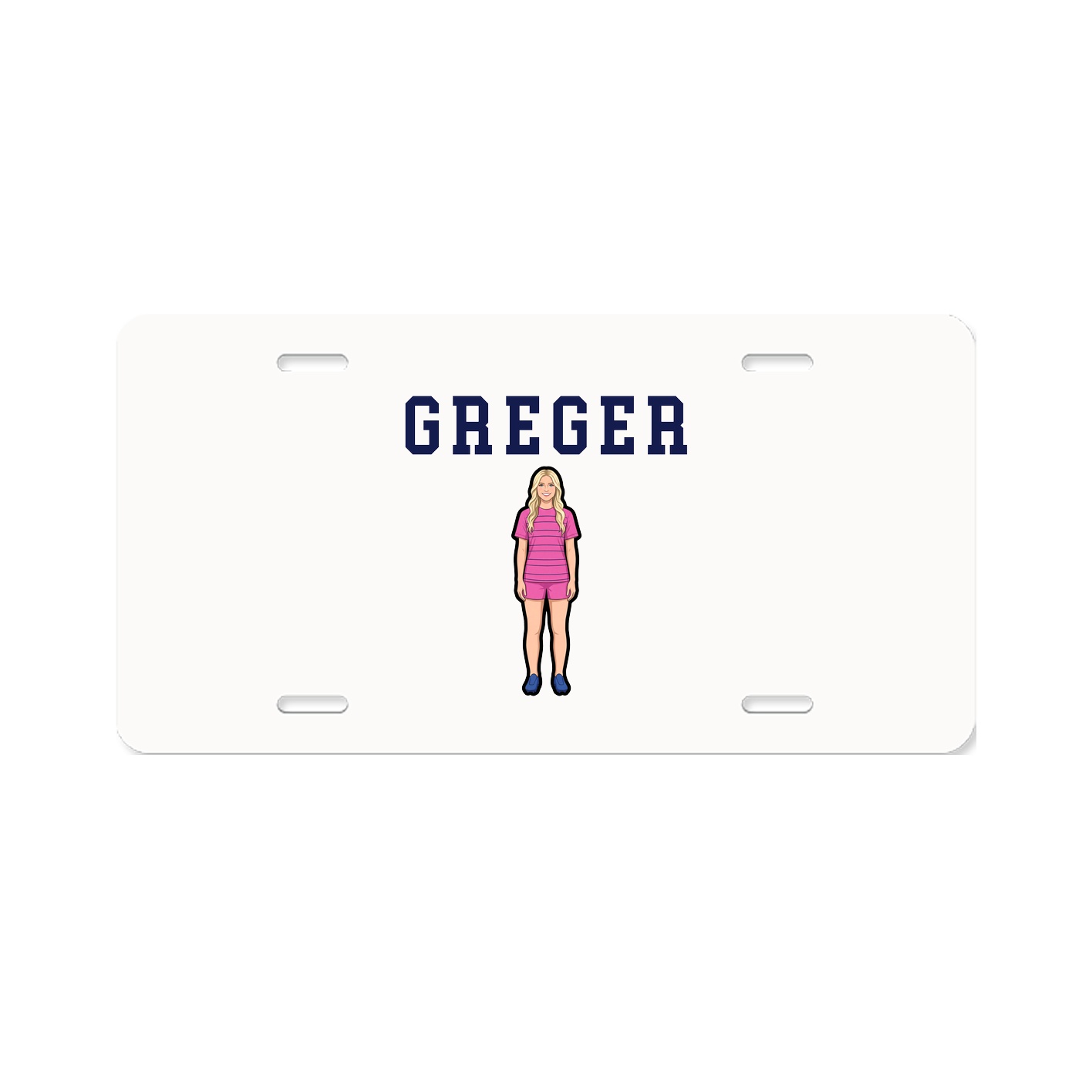 License Plate — Shirsey in Classic