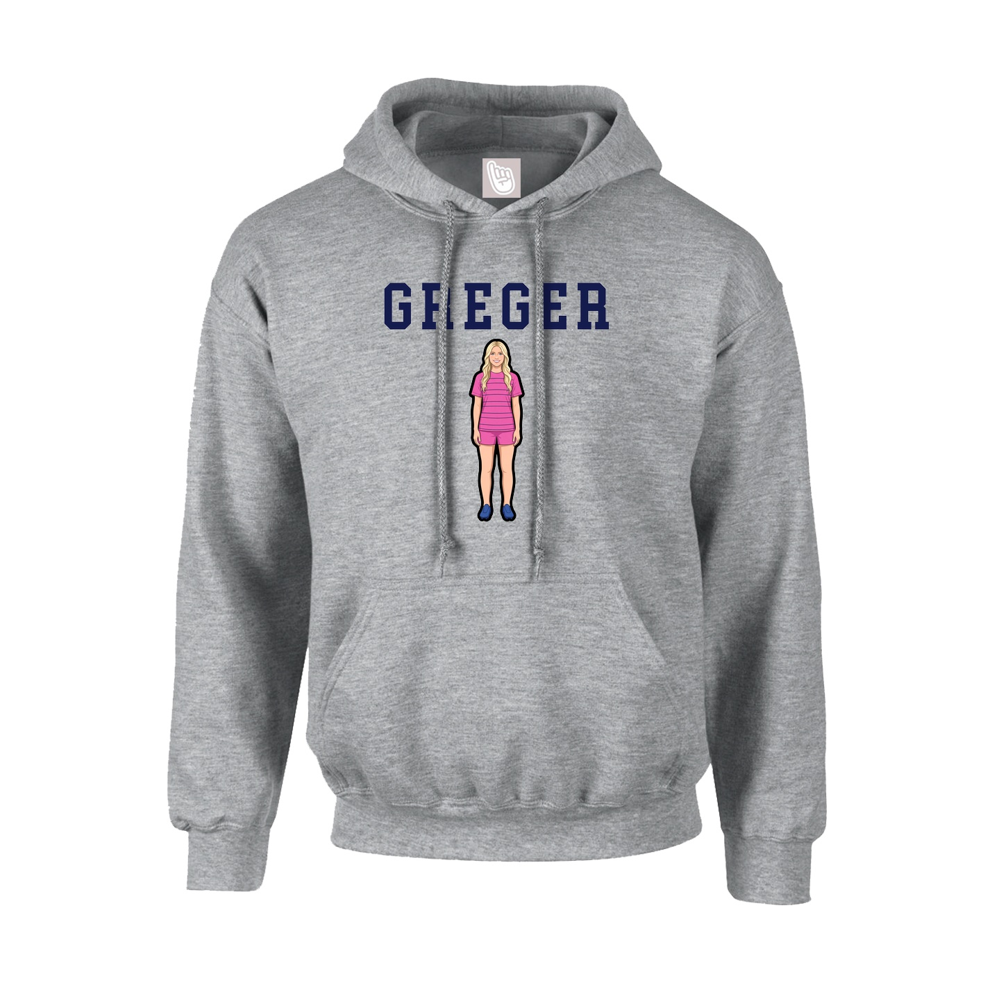 Hoodie — Shirsey in Grey