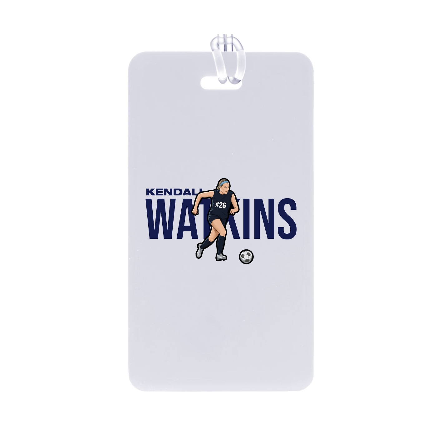 Bag Tag — Player Name in Classic