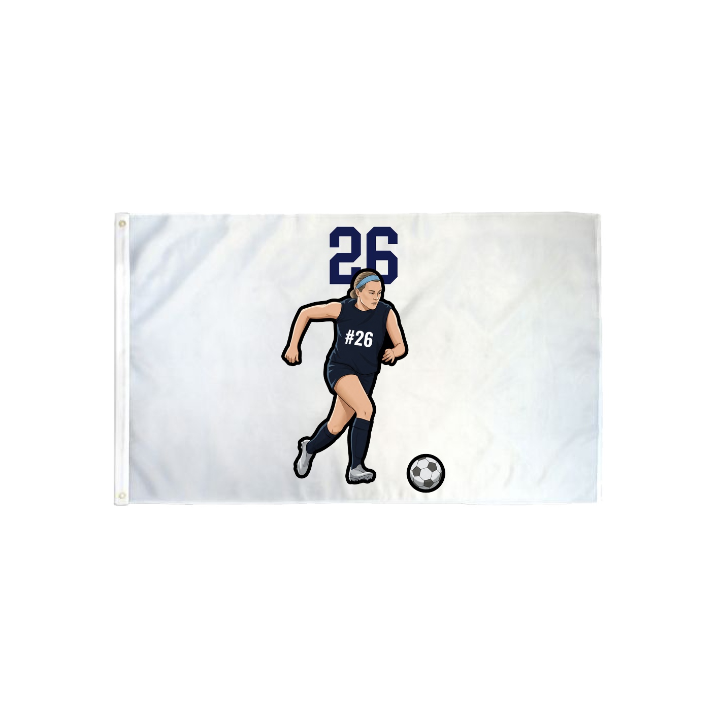 3x5 Flag — Number Top in Classic