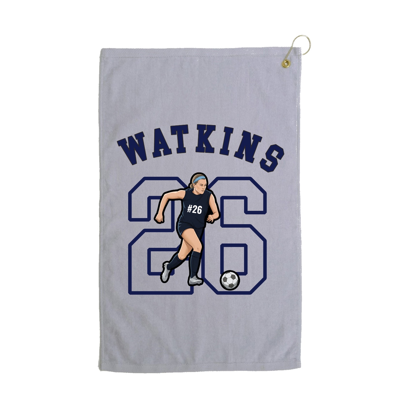 Golf Towel — Shirsey Arch in Grey