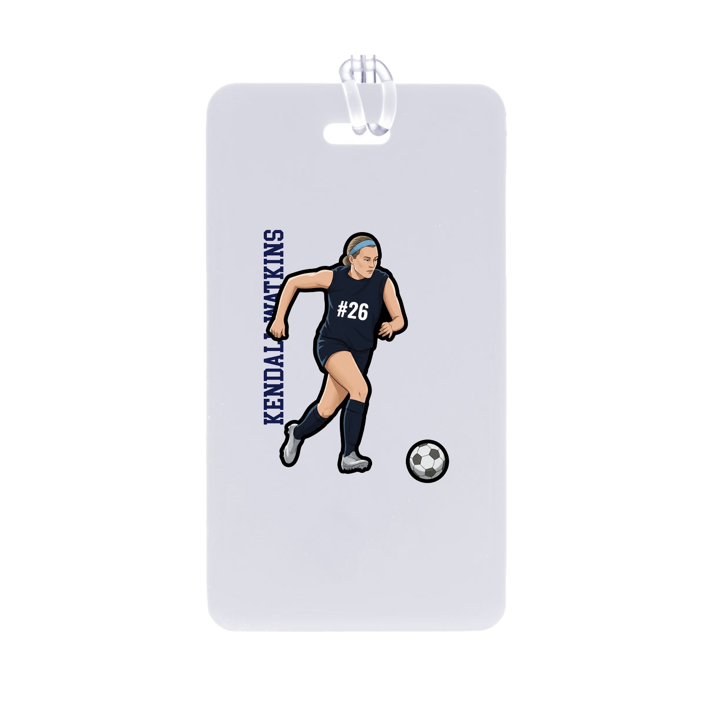 Bag Tag — Name Vertical in Classic