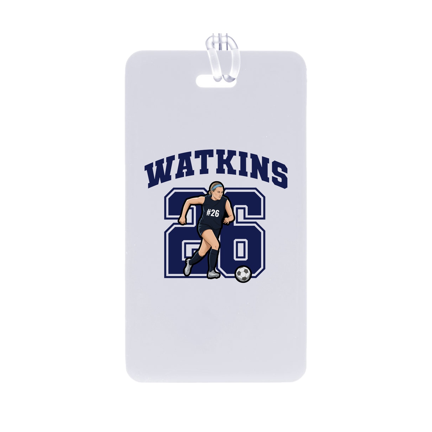 Bag Tag — Number in Classic