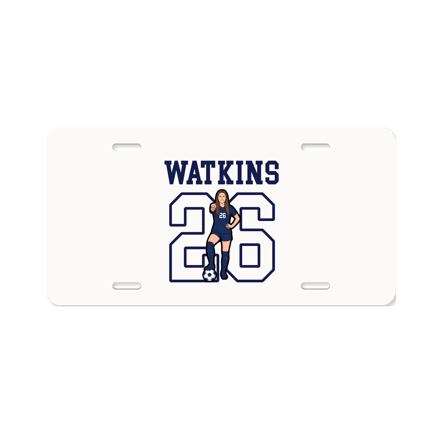 License Plate — Shirsey in Classic