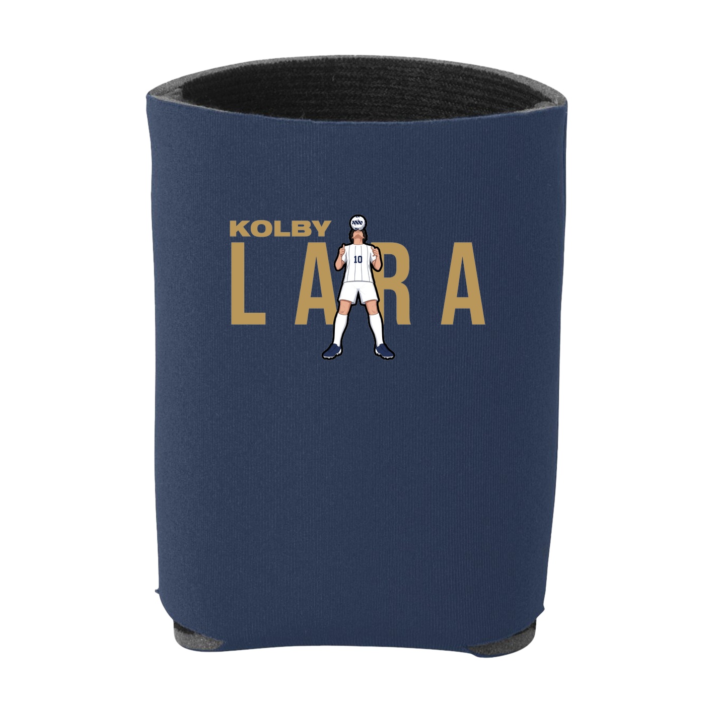 Can Holder — Player Name in Navy