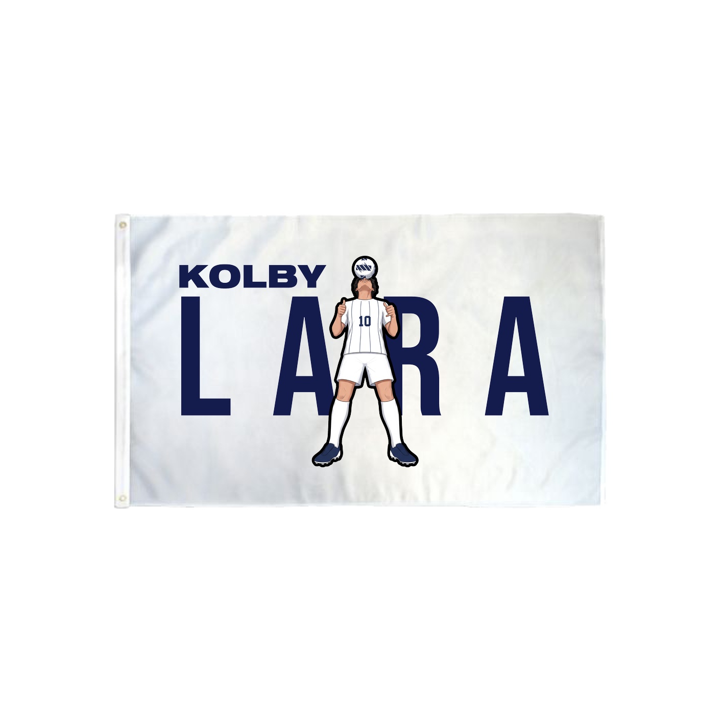 3x5 Flag — Player Name in Classic