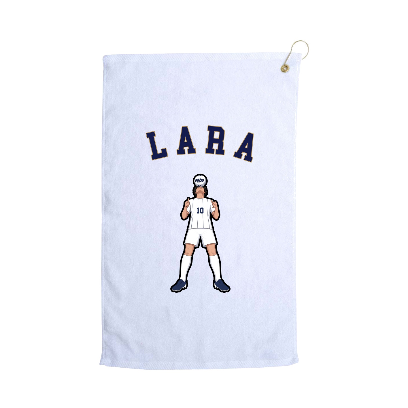 Golf Towel — Shirsey Arch in White