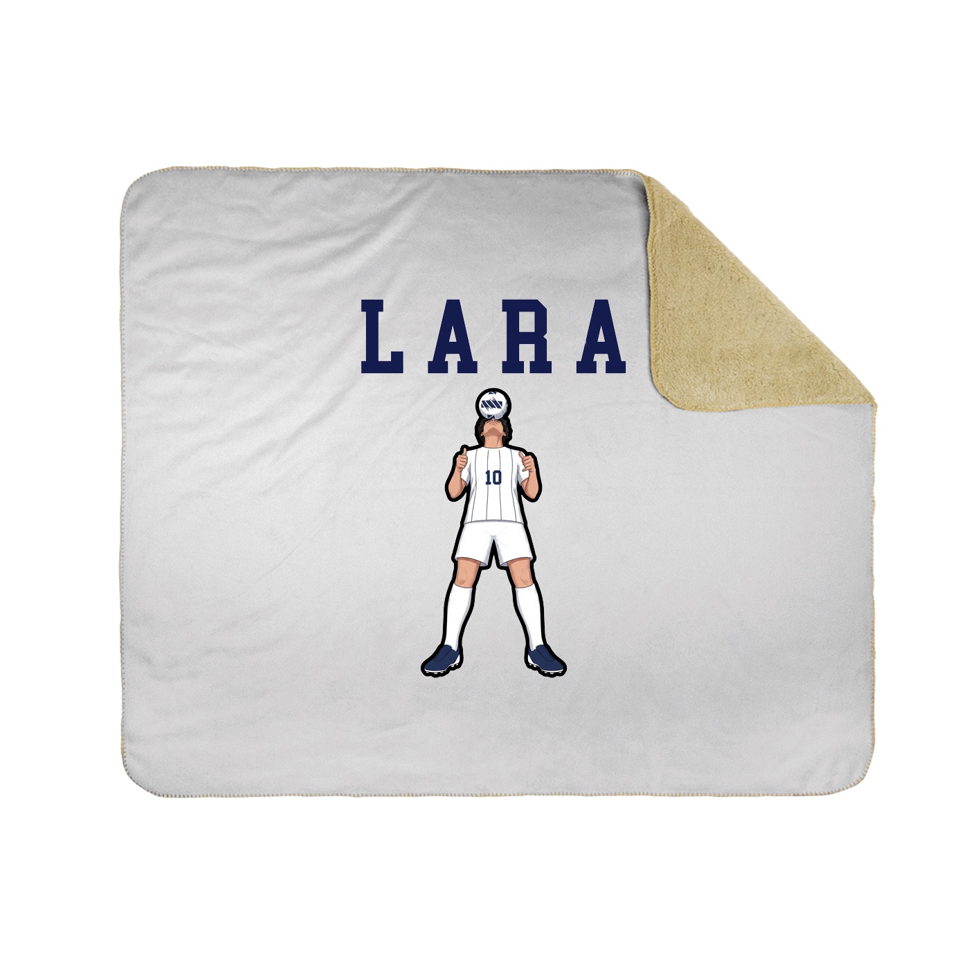 Throw Blanket — Shirsey in White