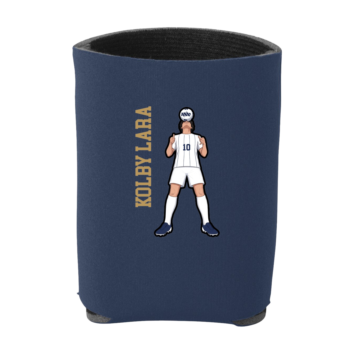 Can Holder — Name Vertical in Navy