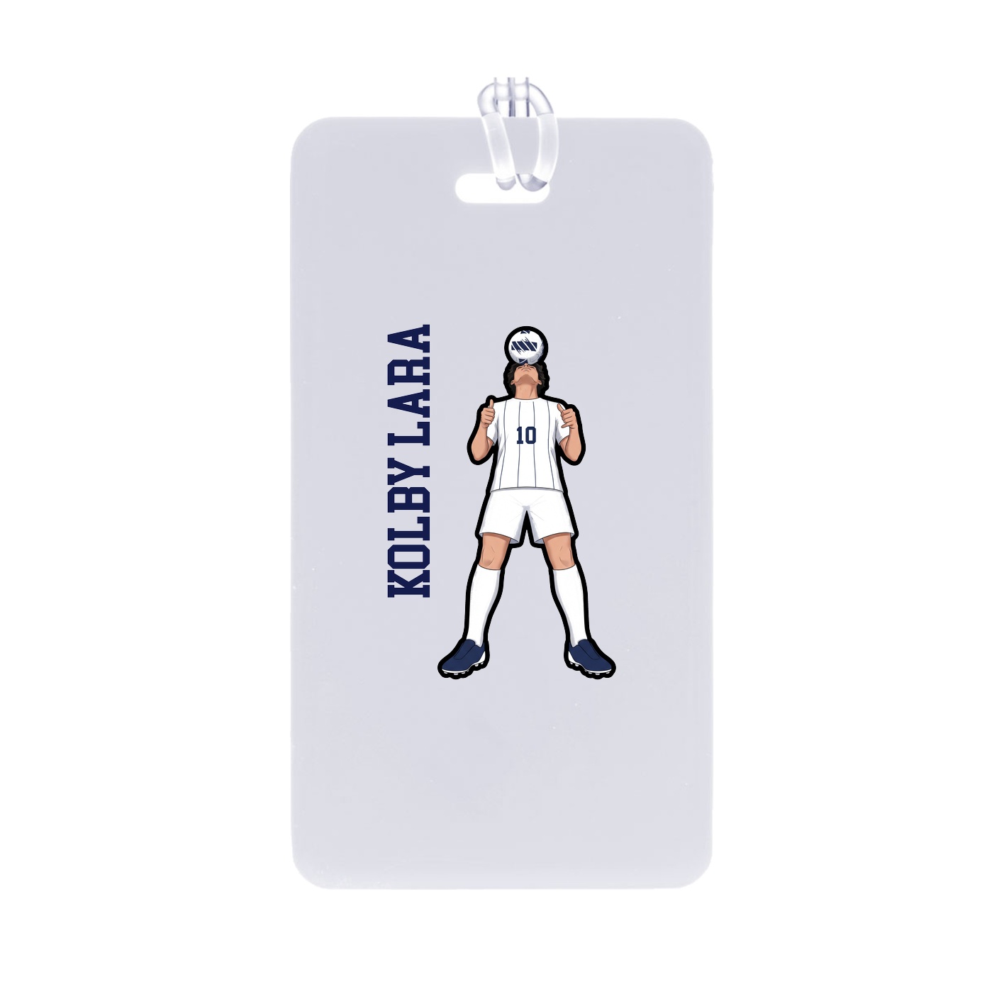 Bag Tag — Name Vertical in Classic