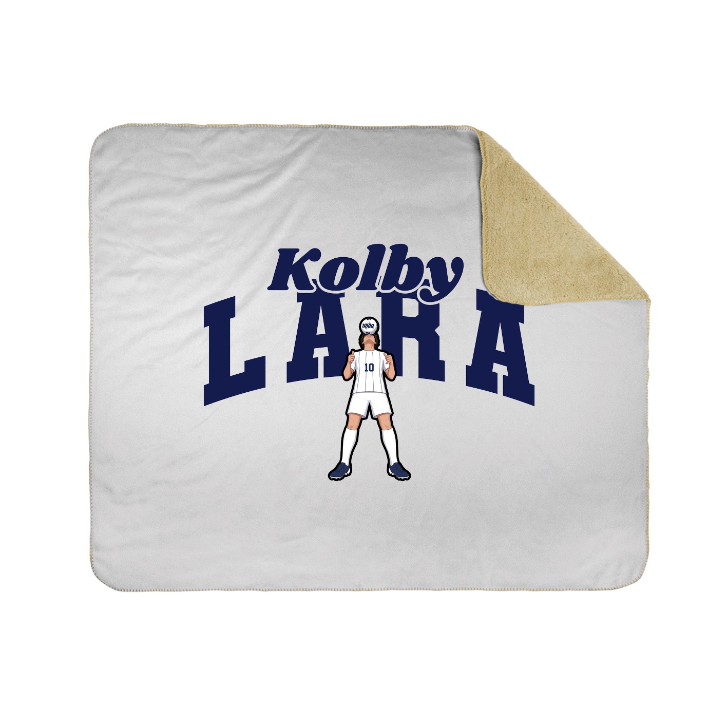 Throw Blanket — Signature Arch in White