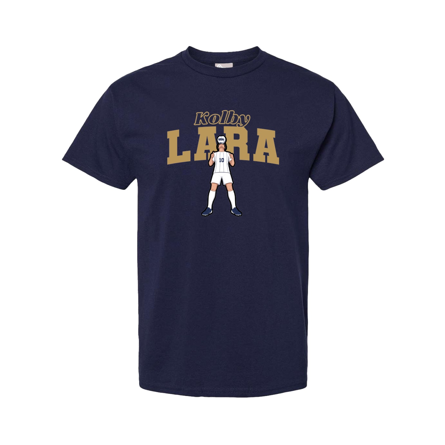 Tee — Name Arch in Navy