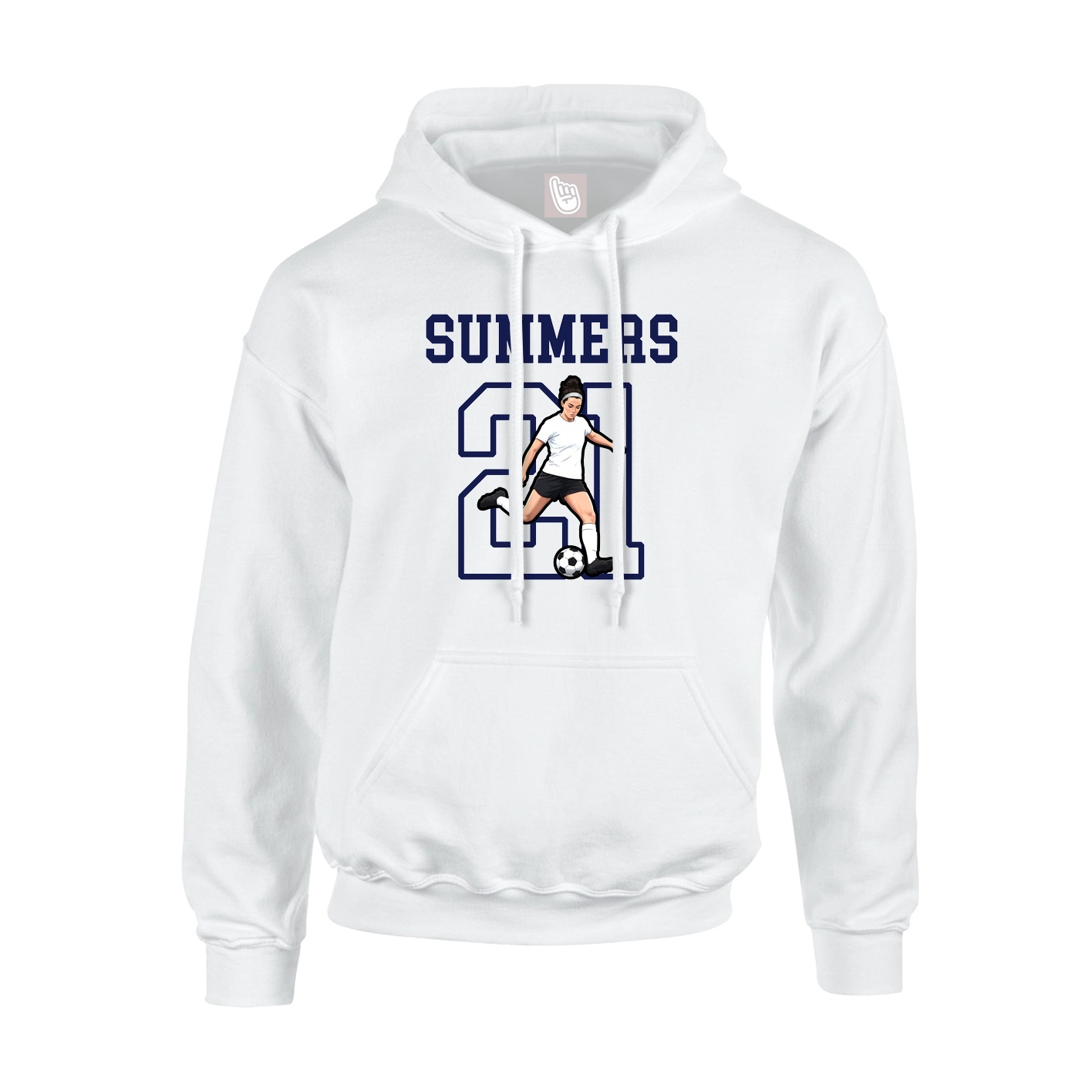 Hoodie — Shirsey in White