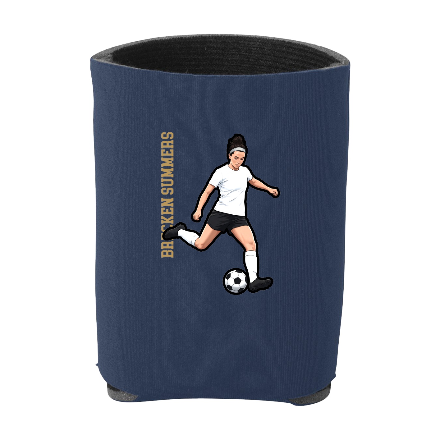 Can Holder — Name Vertical in Navy