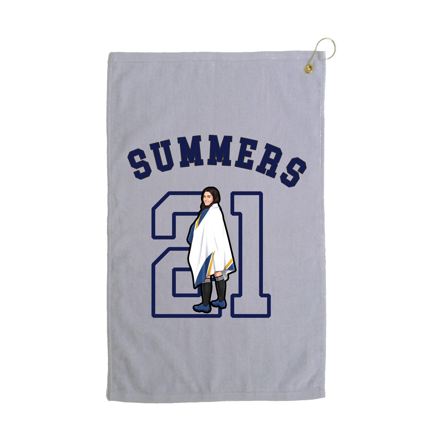 Golf Towel — Shirsey Arch in Grey