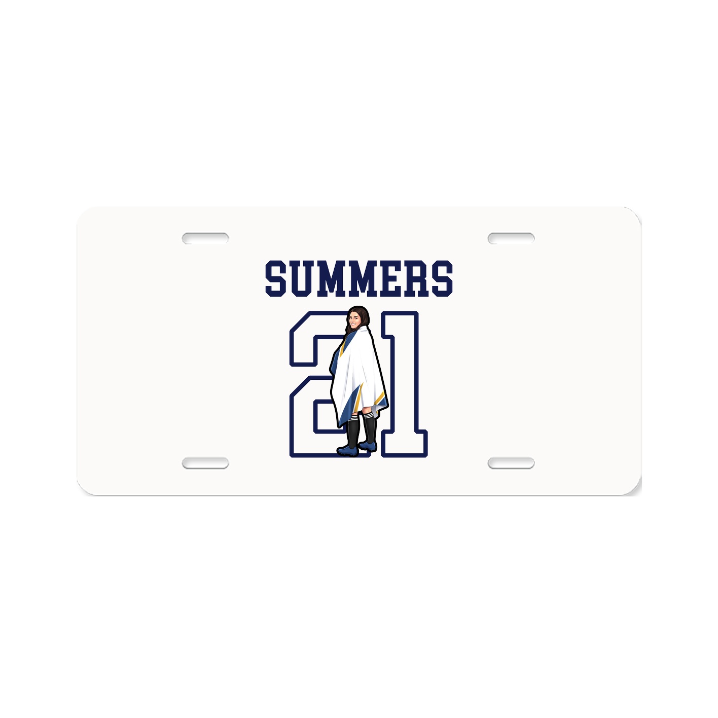 License Plate — Shirsey in Classic