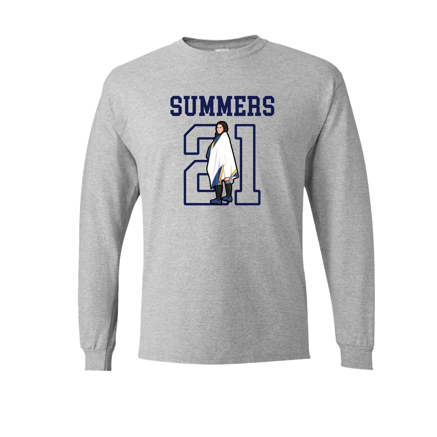 Long Sleeve Tee — Shirsey in Grey