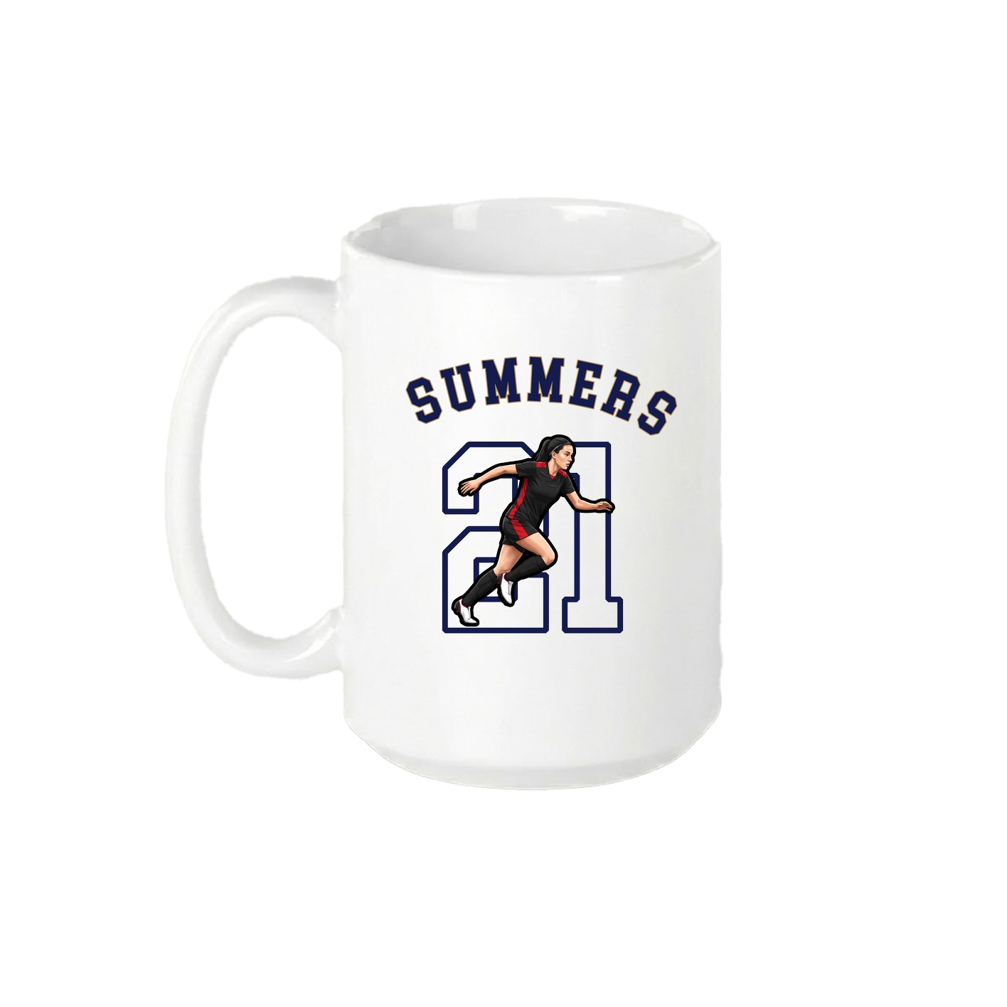 15oz Coffee Mug — Shirsey Arch in White