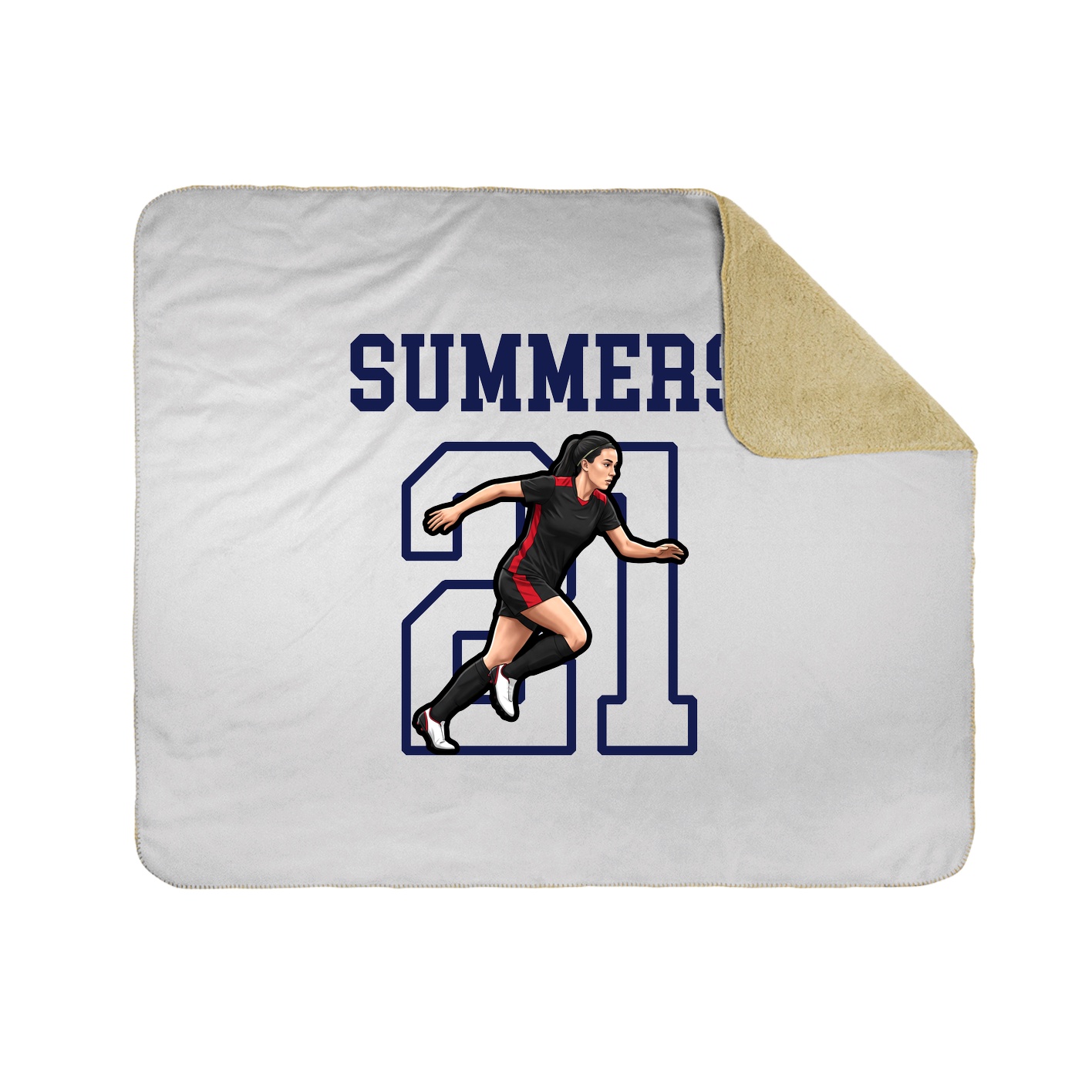 Throw Blanket — Shirsey in White