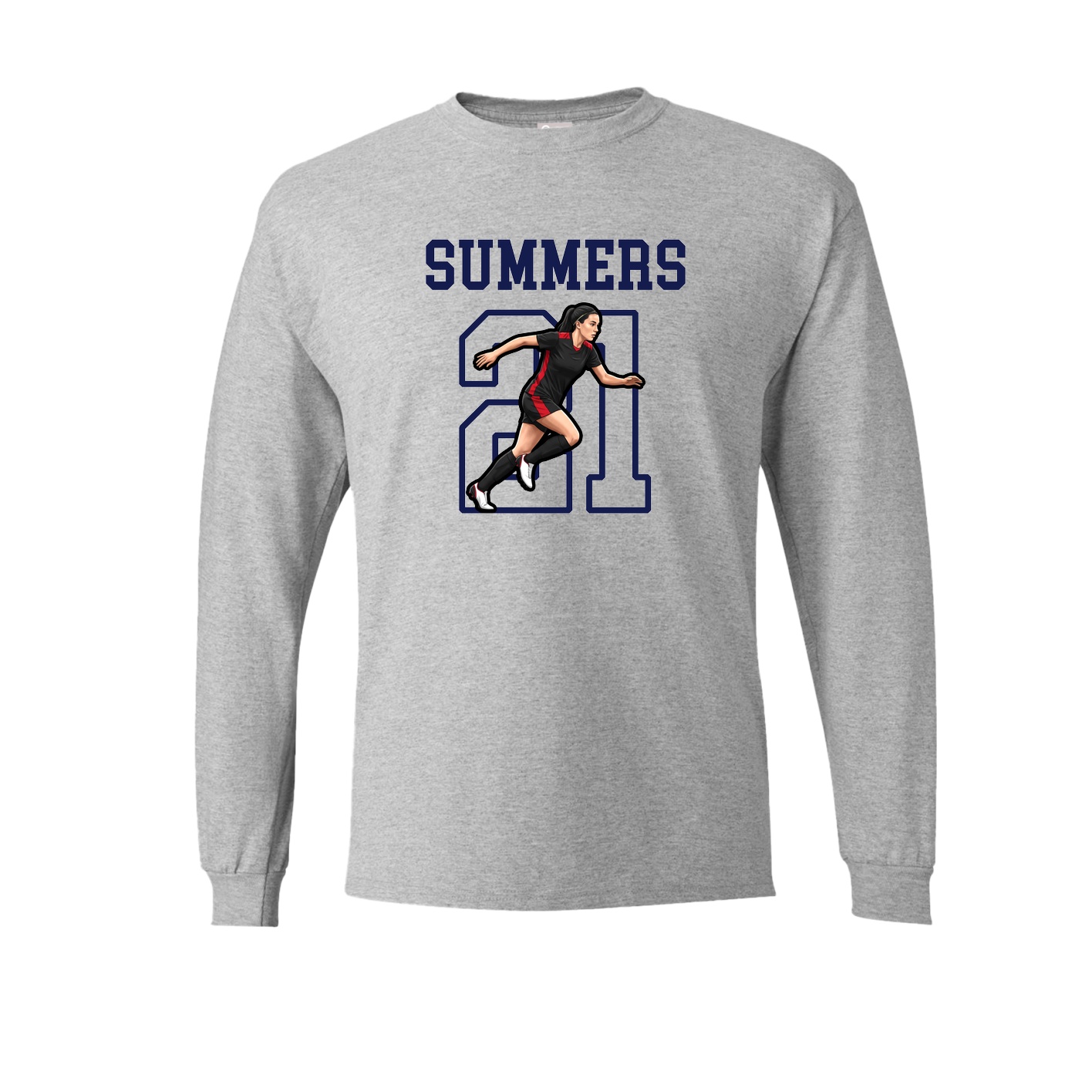 Long Sleeve Tee — Shirsey in Grey