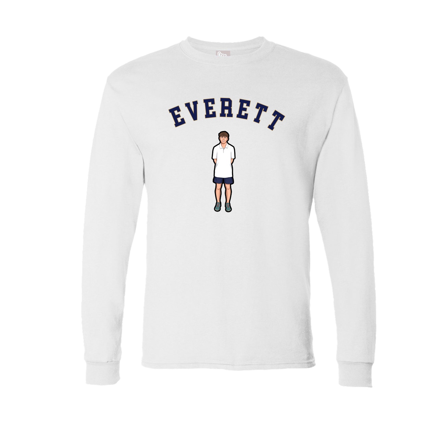 Long Sleeve Tee — Shirsey Arch in White