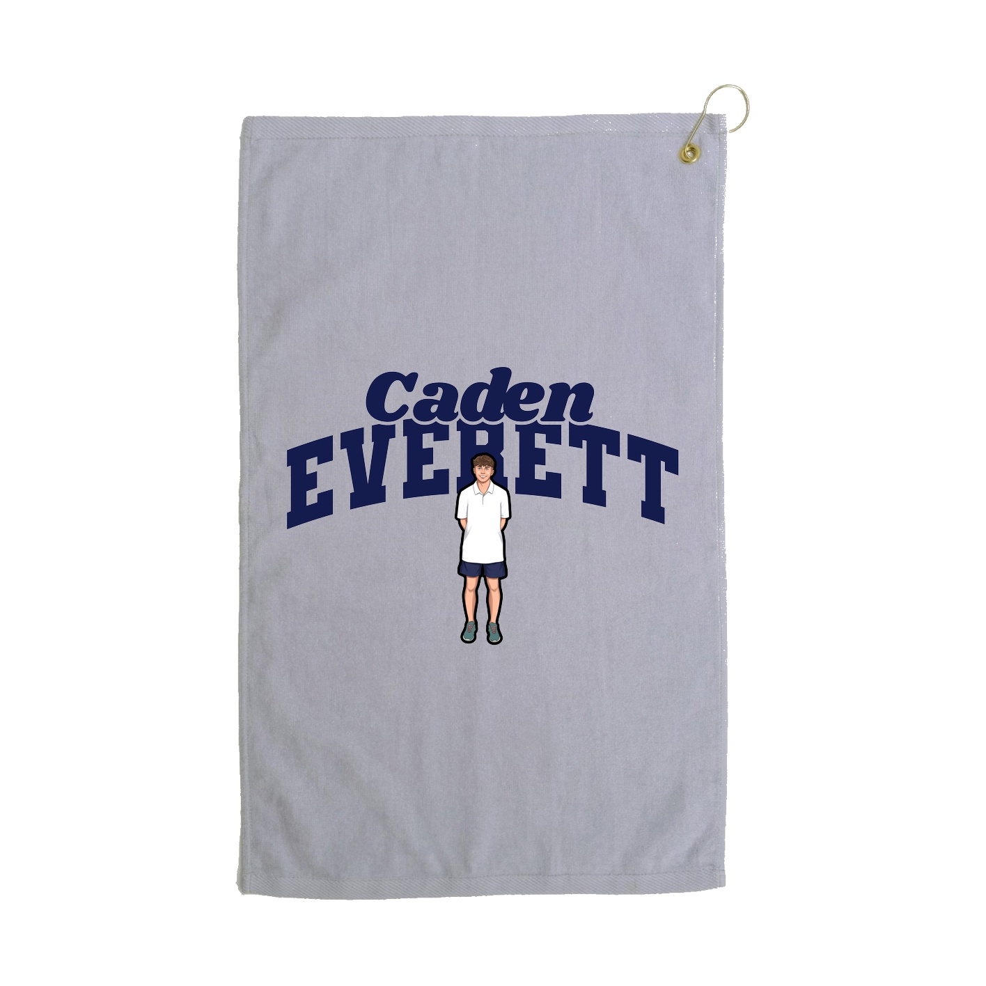 Golf Towel — Signature Arch in Grey