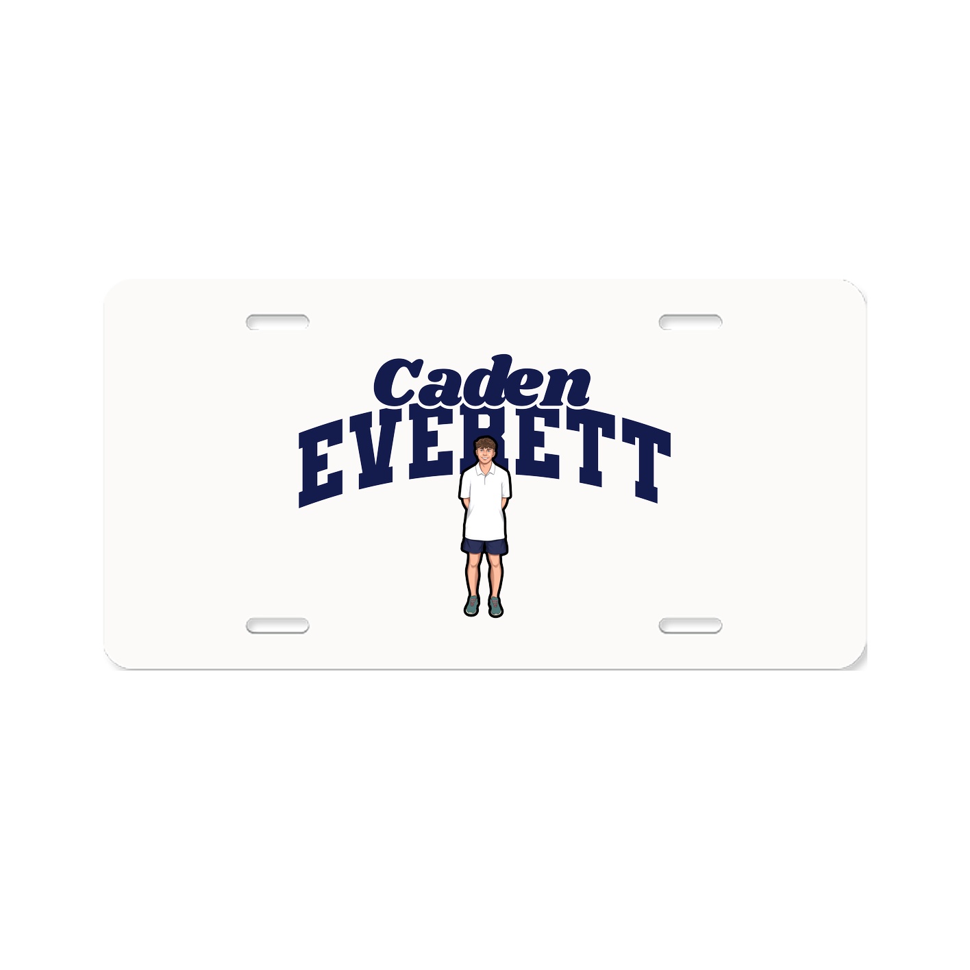 License Plate — Signature Arch in Classic