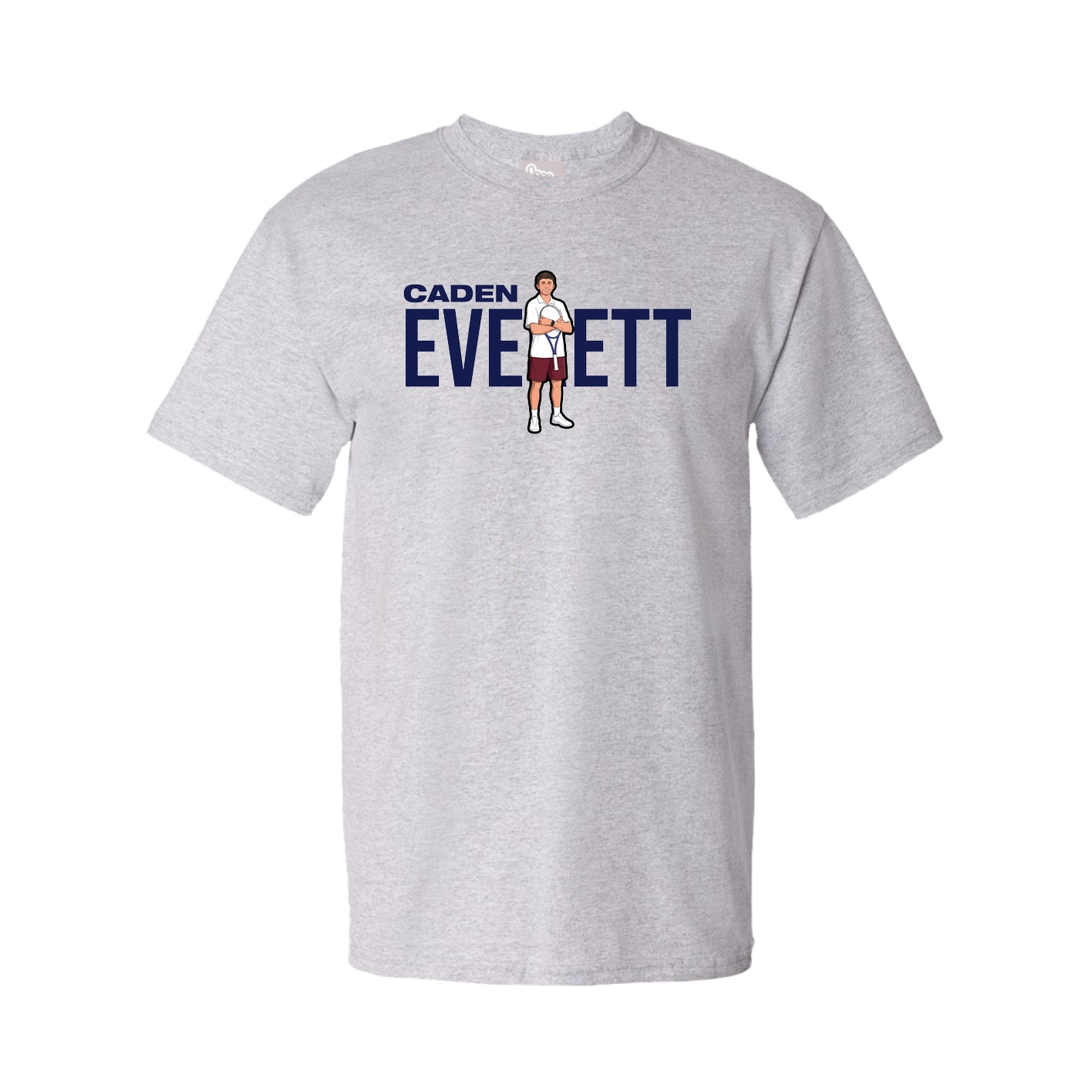 Youth Tee — Player Name in Grey