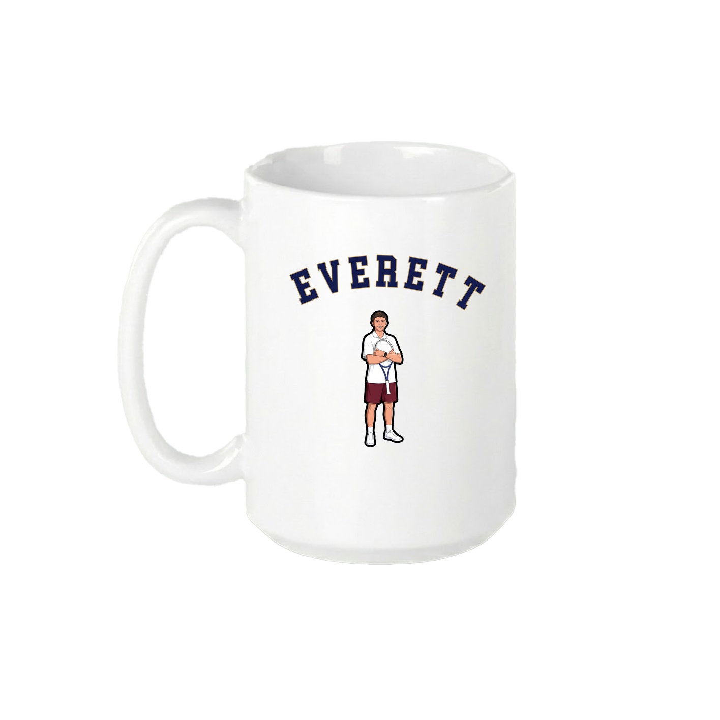 15oz Coffee Mug — Shirsey Arch in White