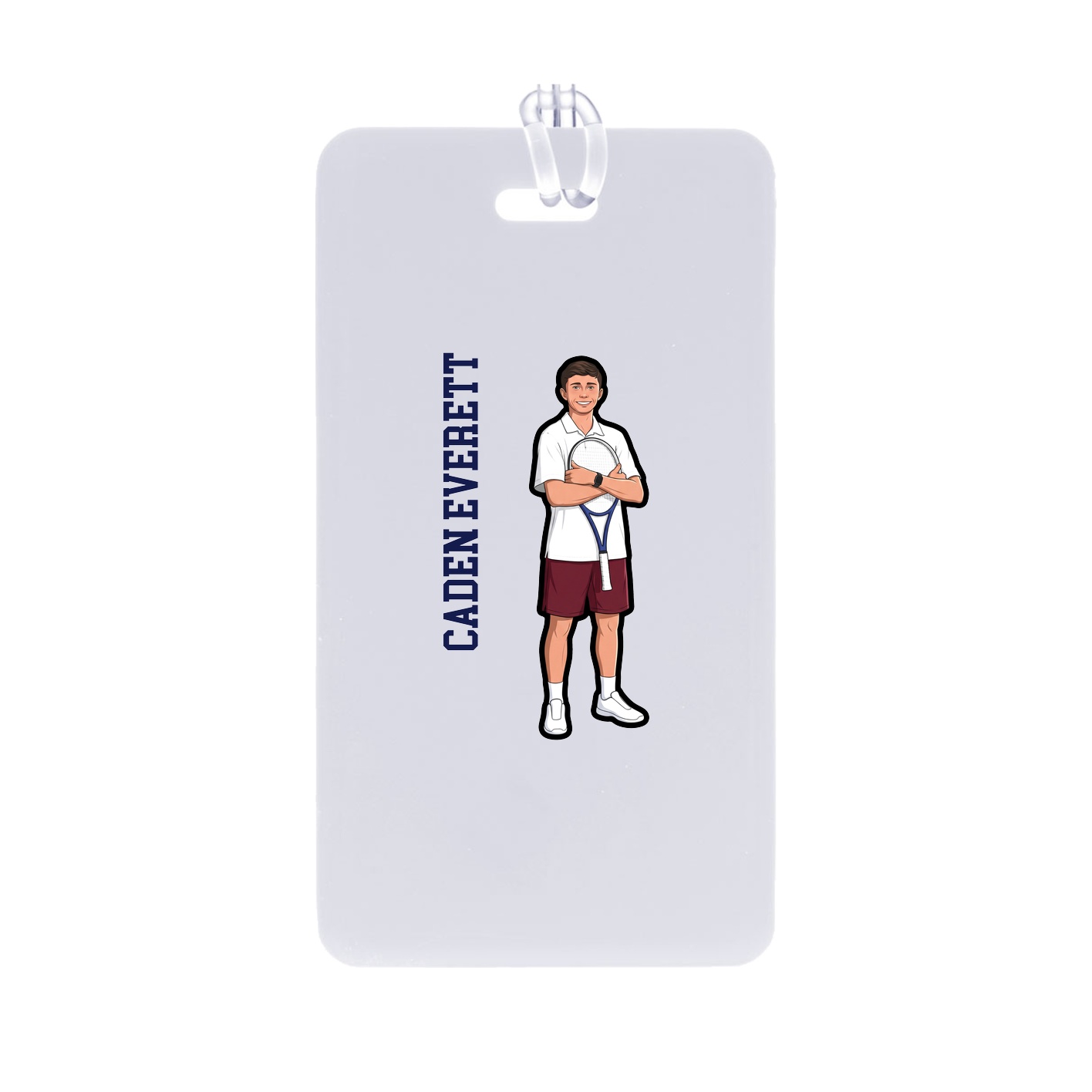 Bag Tag — Name Vertical in Classic