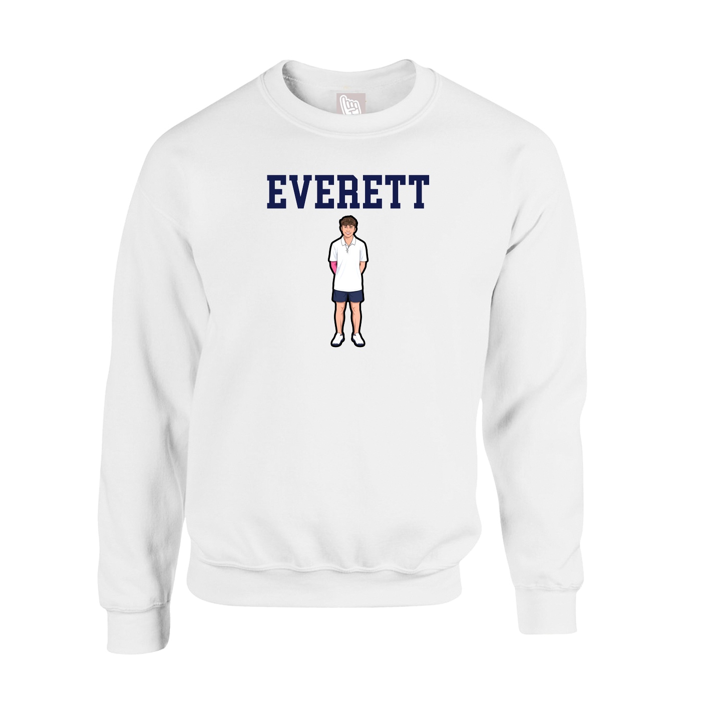 Fleece Crew — Shirsey in White
