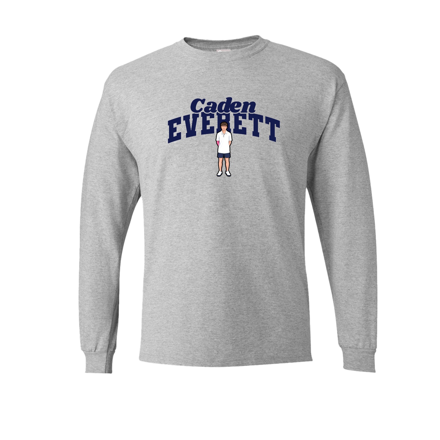 Long Sleeve Tee — Signature Arch in Grey