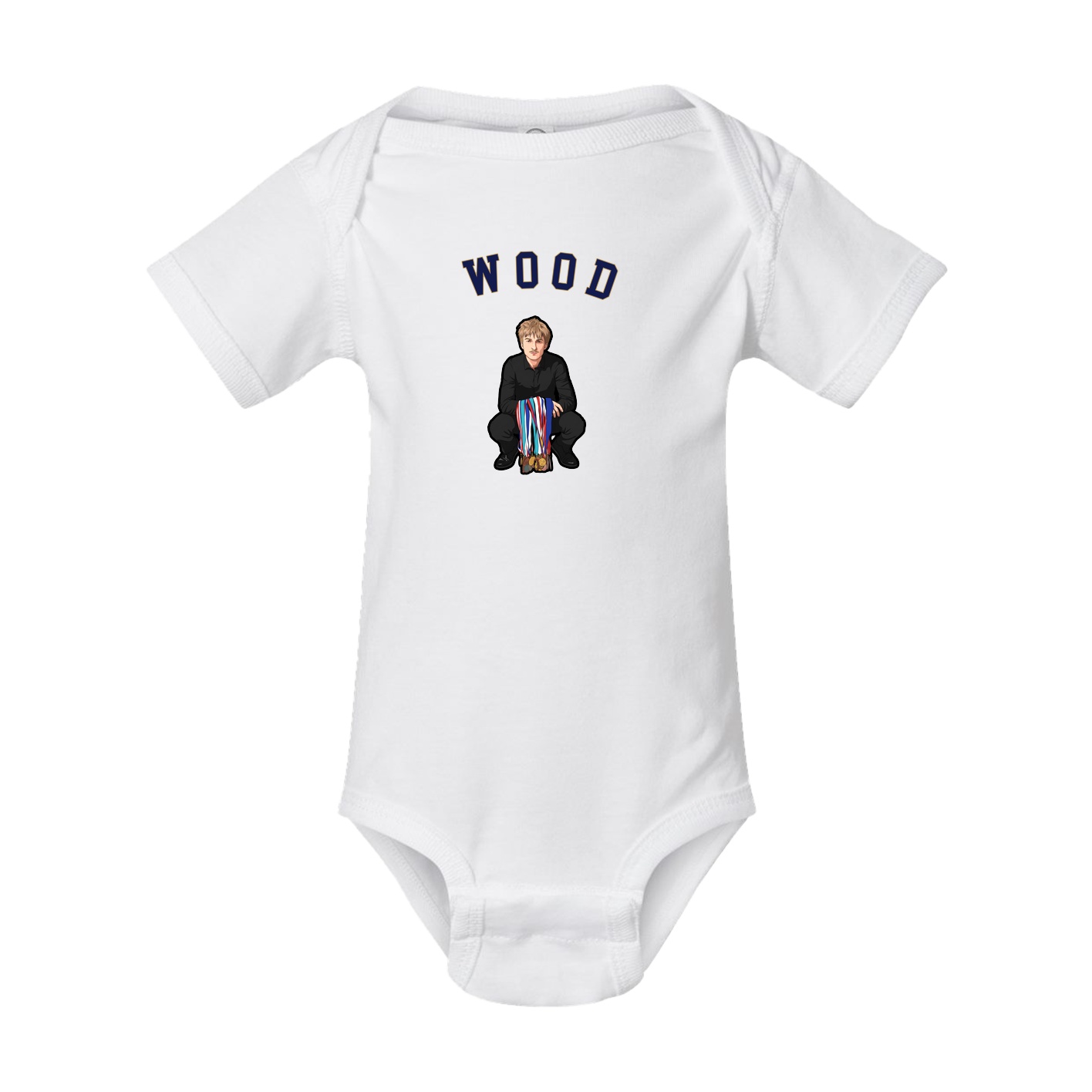 Baby Onesie — Shirsey Arch in White