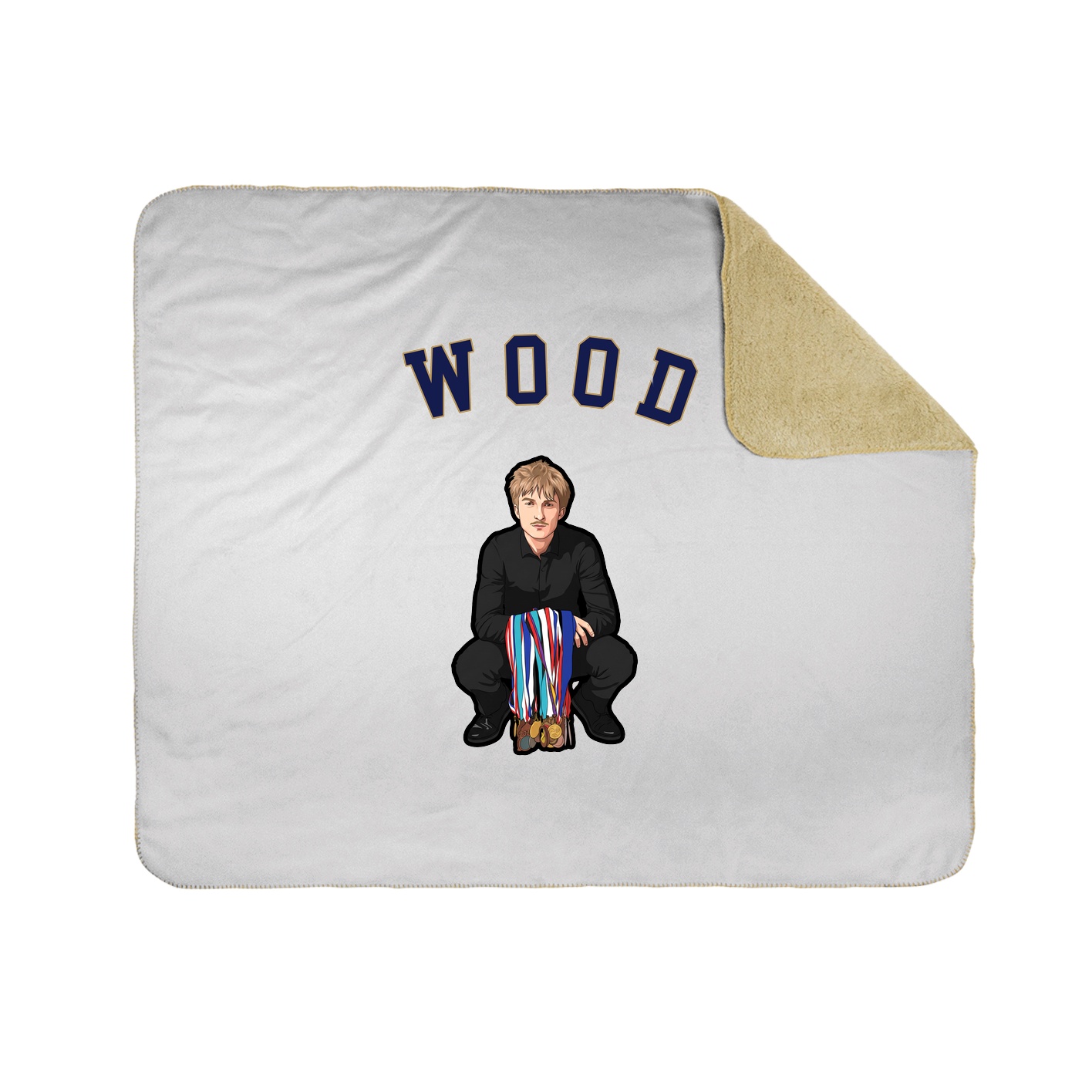 Throw Blanket — Shirsey Arch in White