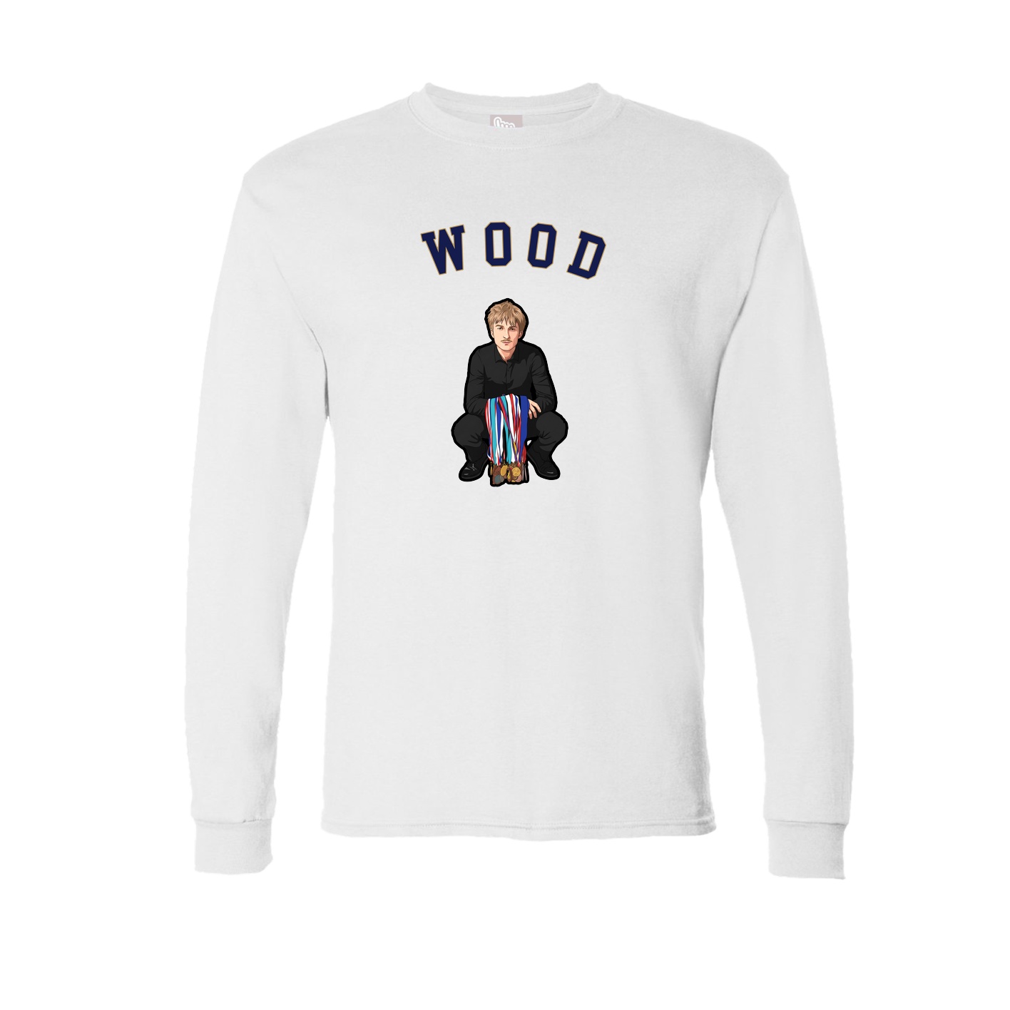 Long Sleeve Tee — Shirsey Arch in White
